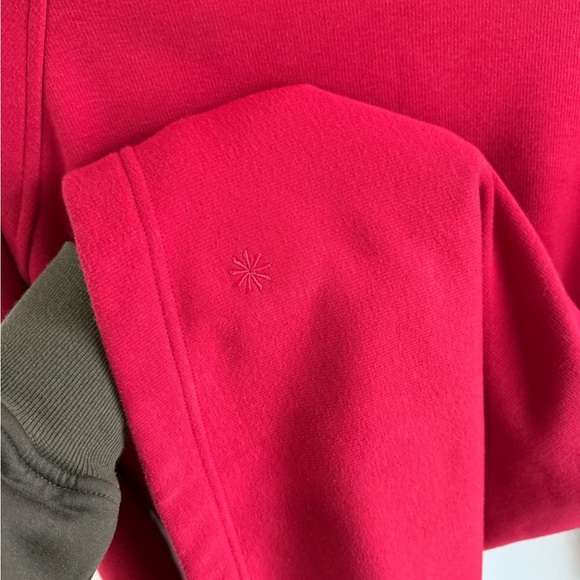 Athleta Cozy Karma Sweatshirt Dress - Red - Size Medium - Picture 9 of 16